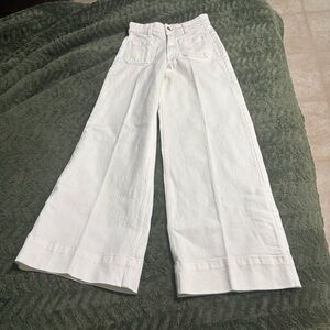 H&M White Flare & Wide Leg Jeans